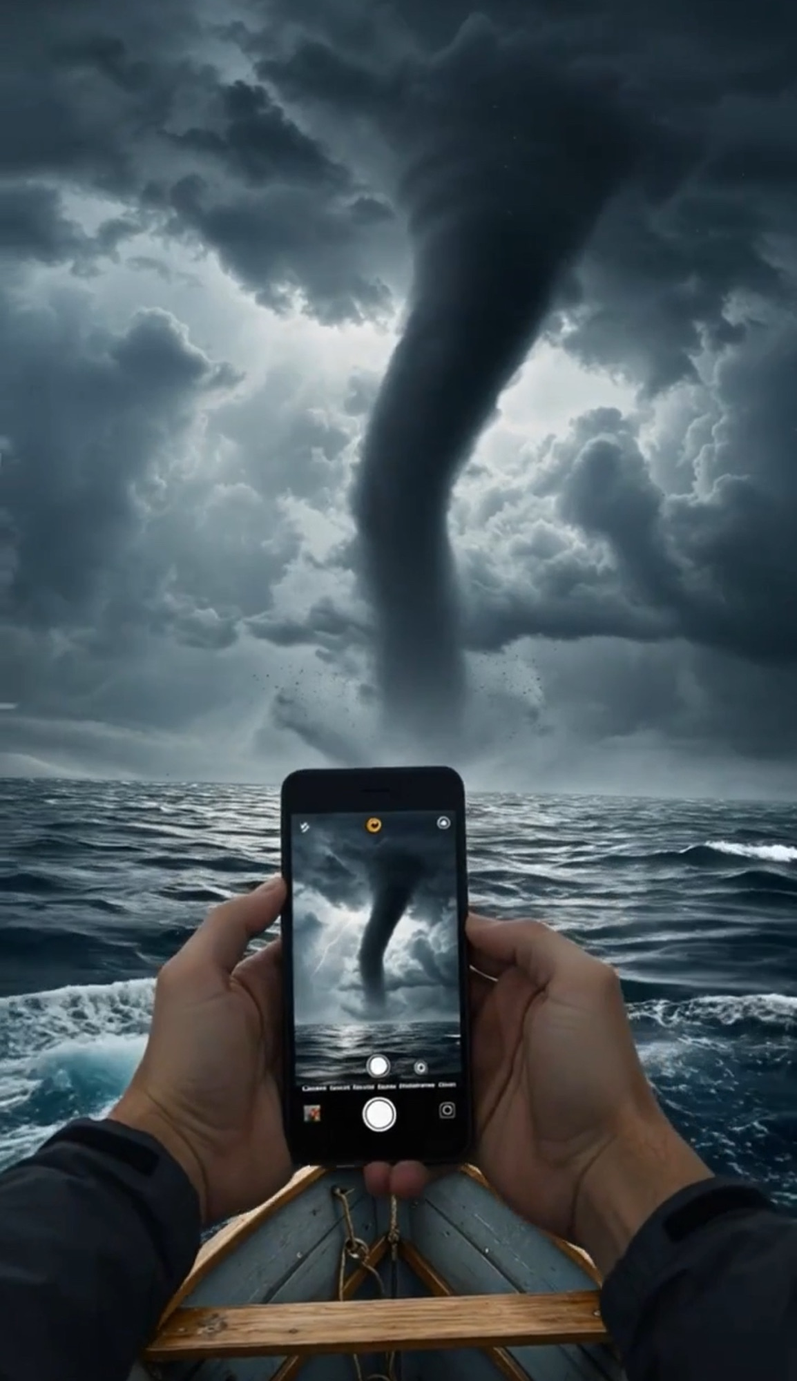 TORNADO TEARS SHIP APART AS IT BRAVELY BATTLES THE STORM