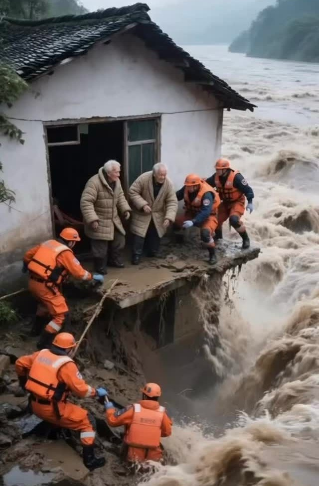 FAMILIES TRAPPED IN MILLTOWN FLOOD – HEROIC STRUGGLE FOR SURVIVAL!