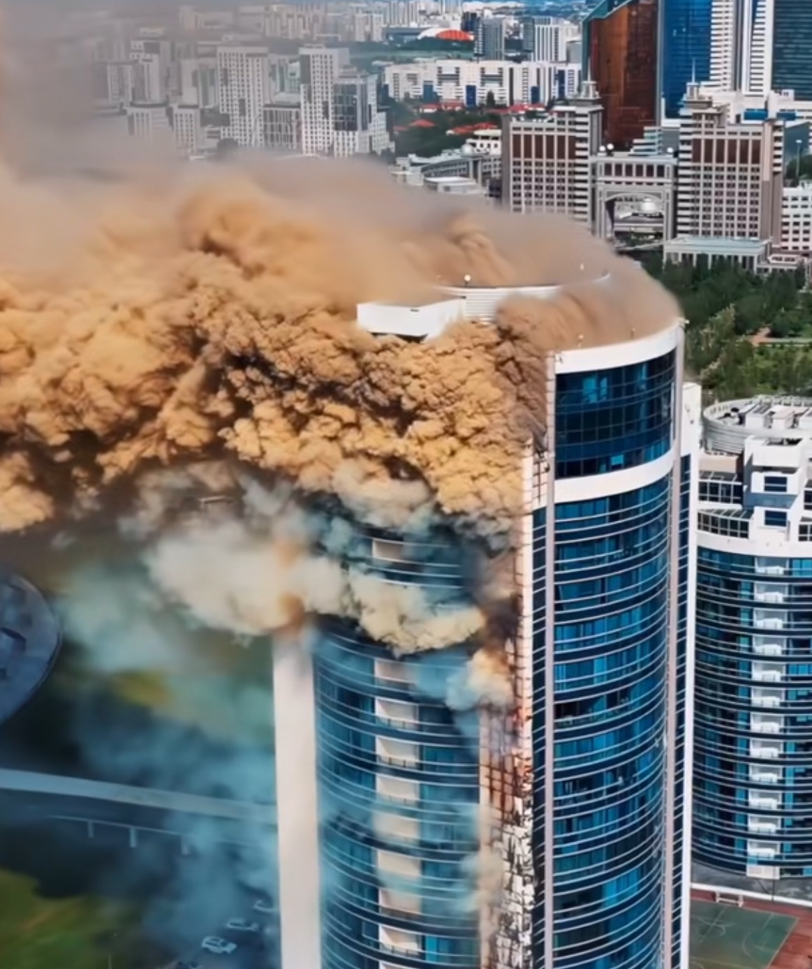 LOS ANGELES RESIDENTS FIGHT FOR LIVES AS BUILDING ERUPTS IN FLAMES!