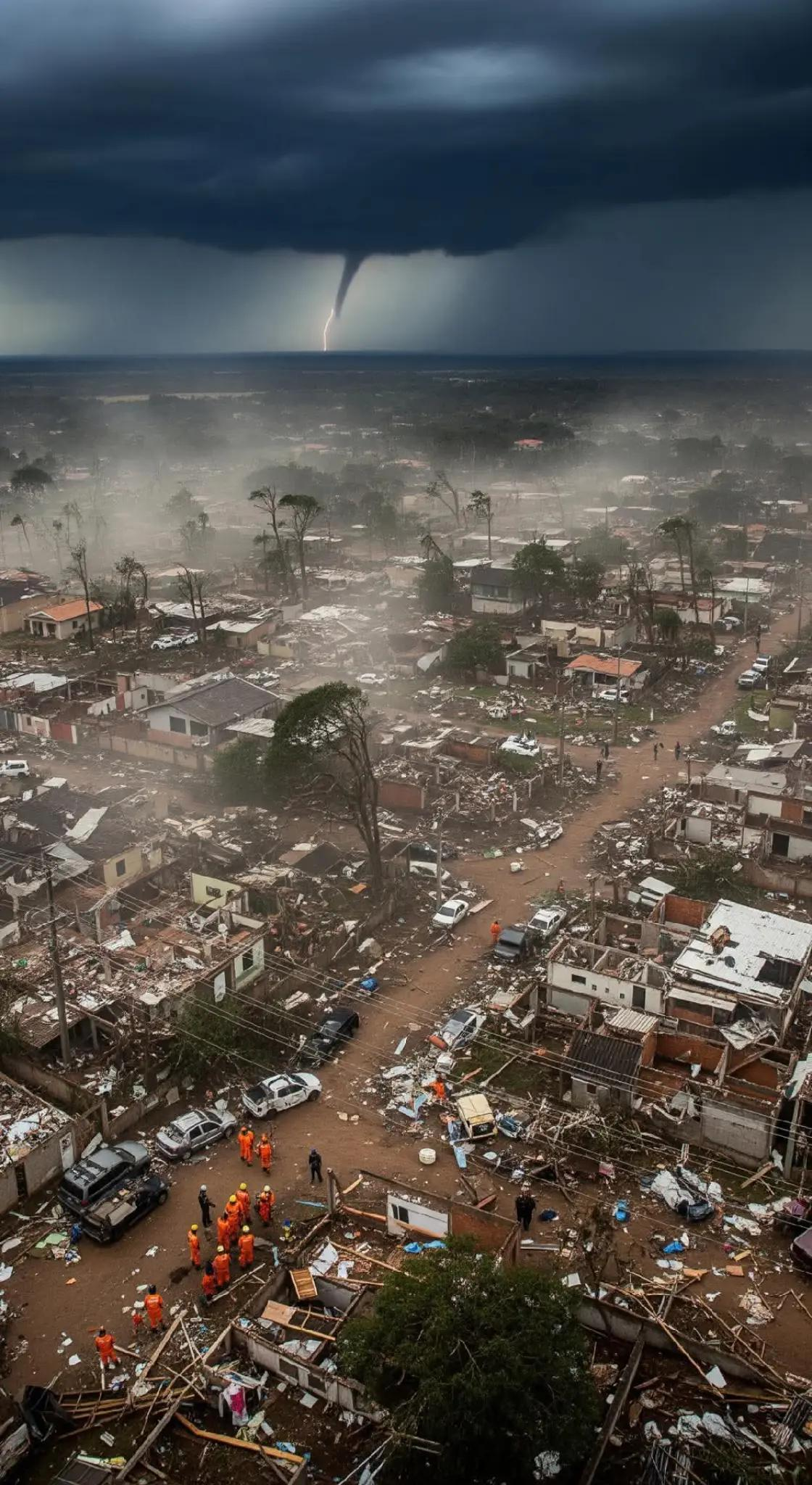 Terrifying Tornado Caught on Dashcam — Chaos on the Roads