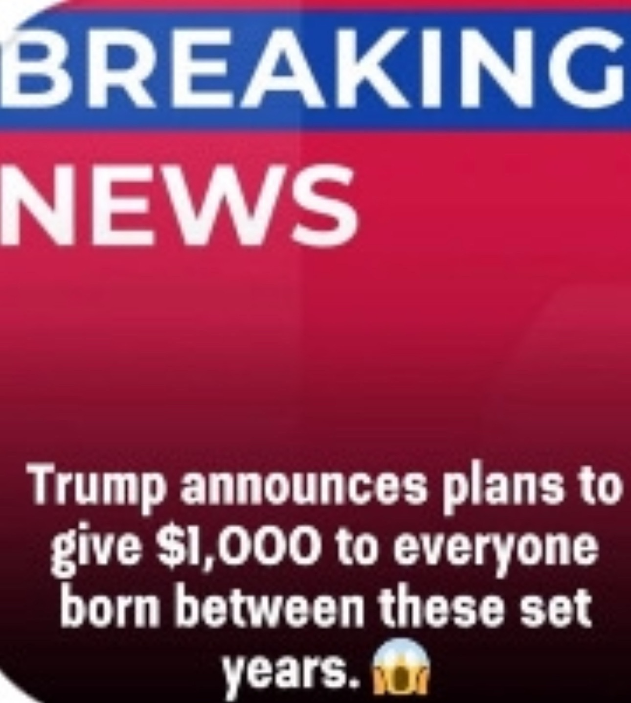 A $1,000 Surprise from Trump—Check If Your Birth Year Is on the List