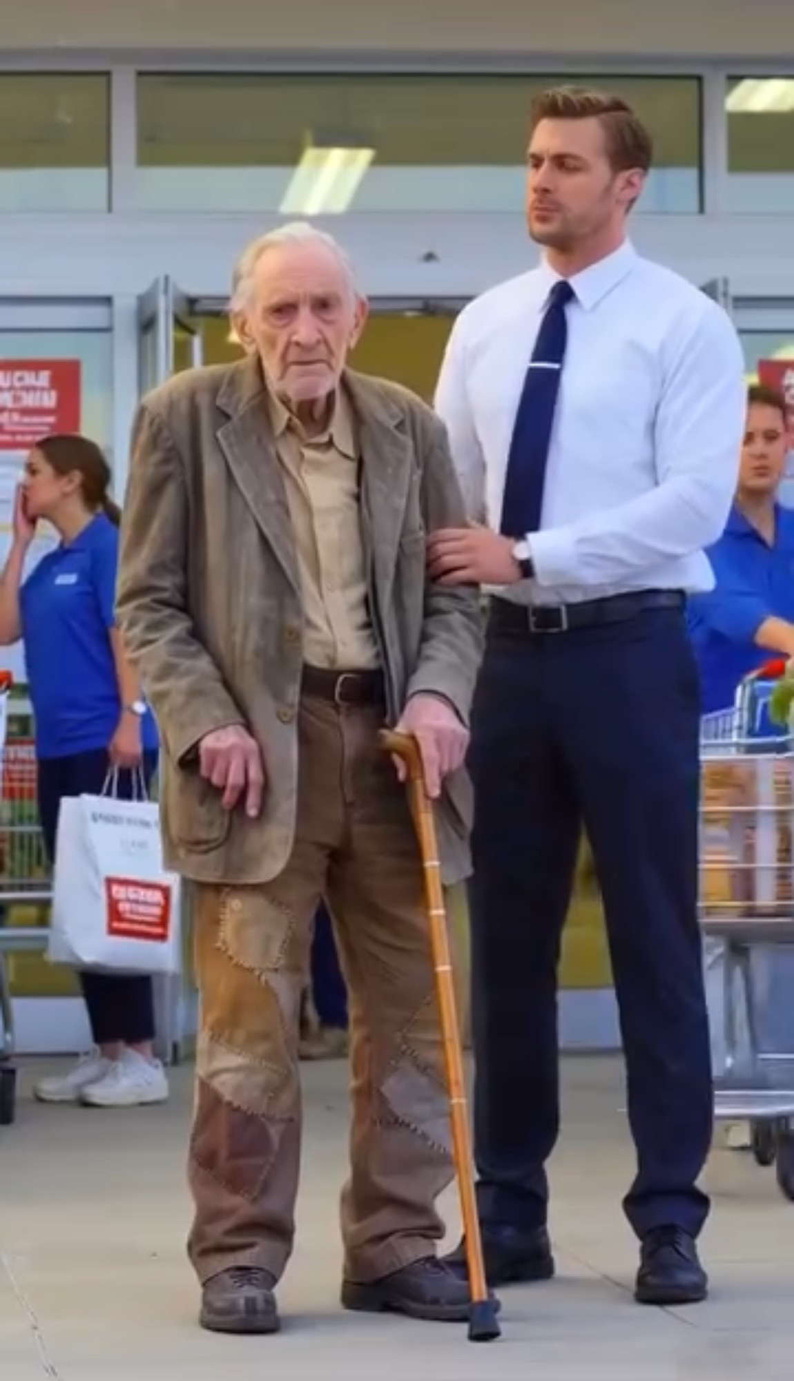 At Ninety, I Disguised Myself as Struggling Old Man and Walked Into My Own Supermarket—What Happened Changed My Legacy Forever