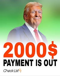 The $2,000 Trump payment is out!