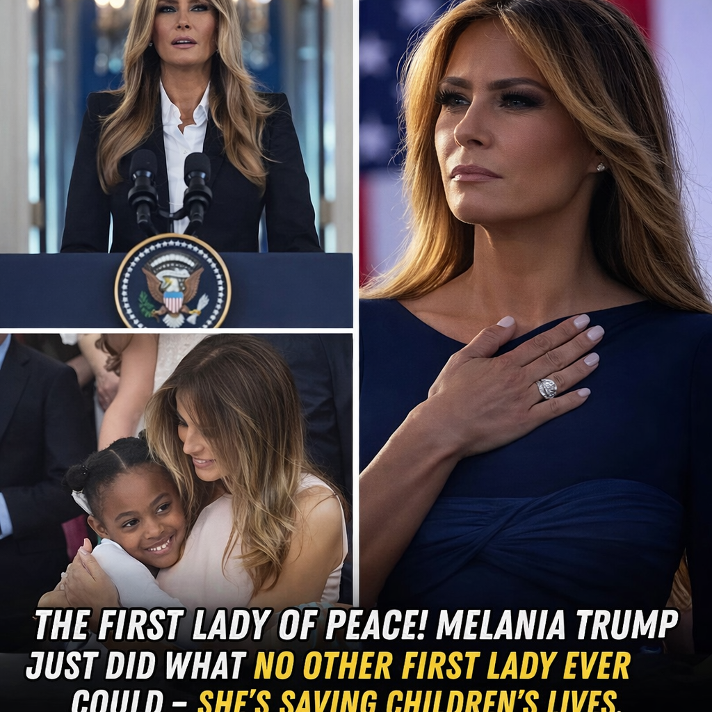 Melania Trump reveals an important humanitarian project before an international audience