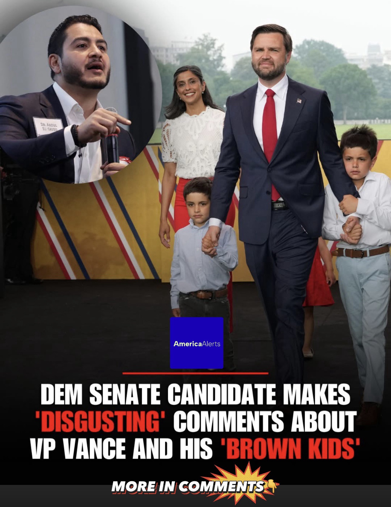 Democratic senate candidate faces backlash after controversial comments about JD Vance and his family