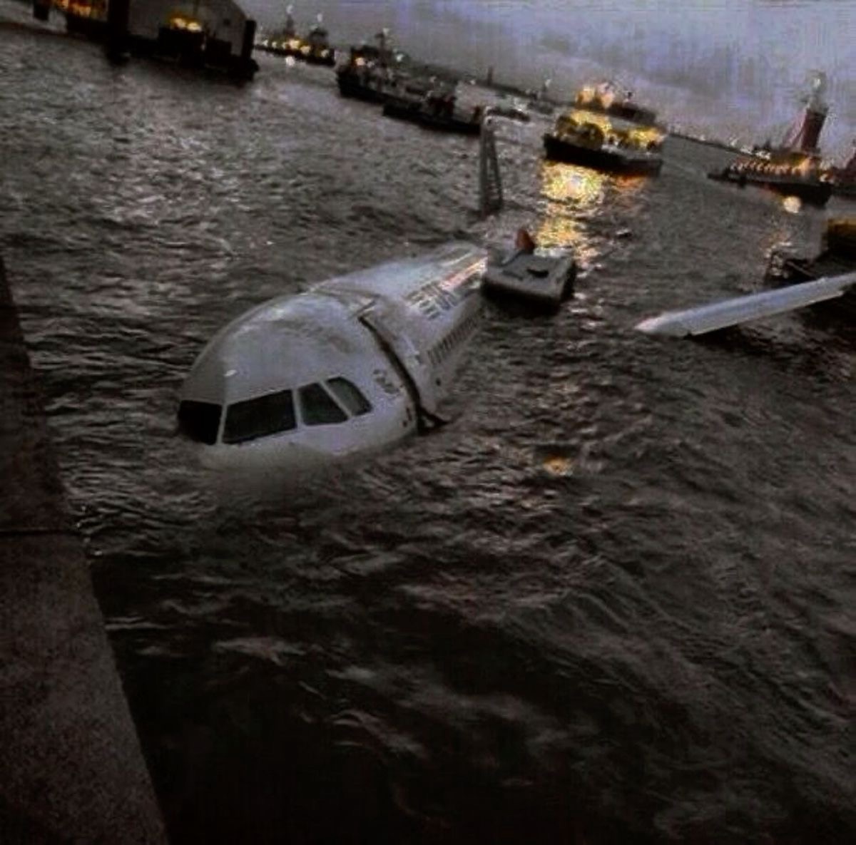 Passengers evacuated after plane ends up in water