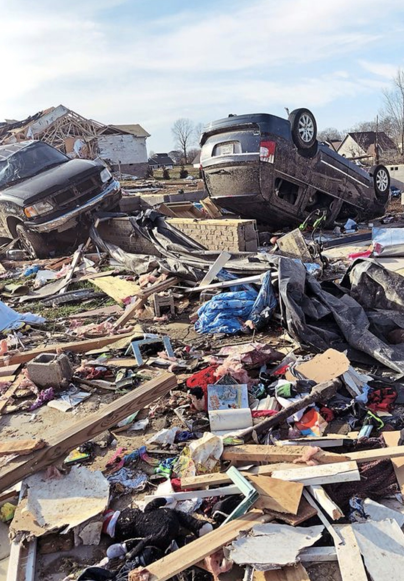 An entire block wiped out…