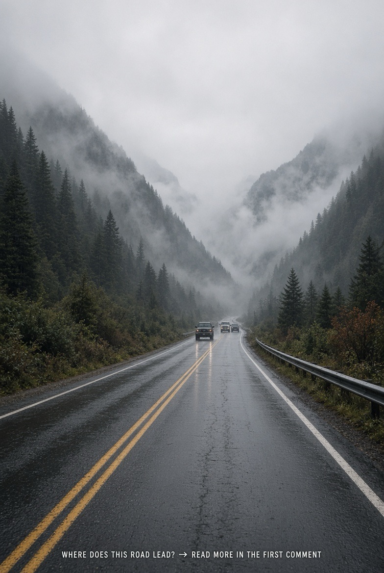 What’s hiding at the end of this foggy road?