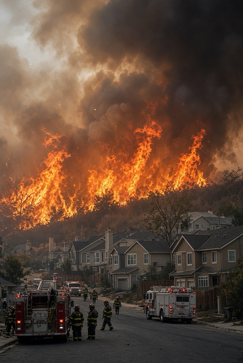 How Close Is The Fire?