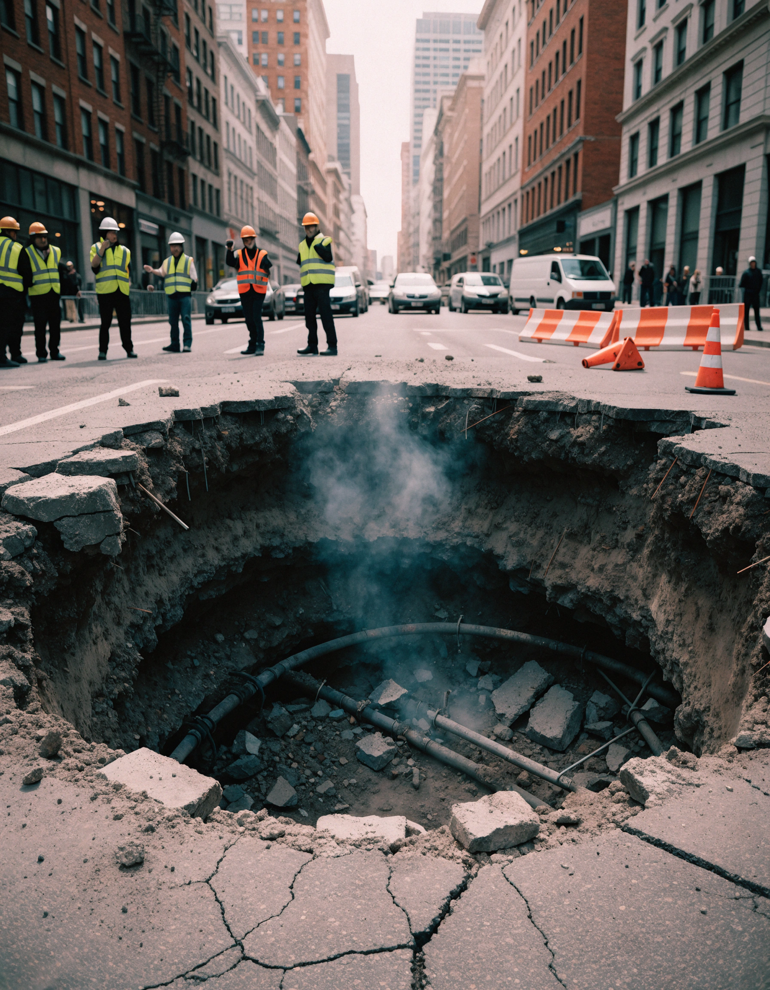 A Gigantic Sinkhole Suddenly Opens In An American City
