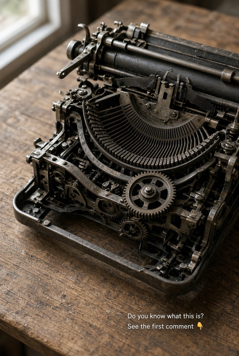 The Mysterious Typewriter Mechanism That Most People Have Never Seen