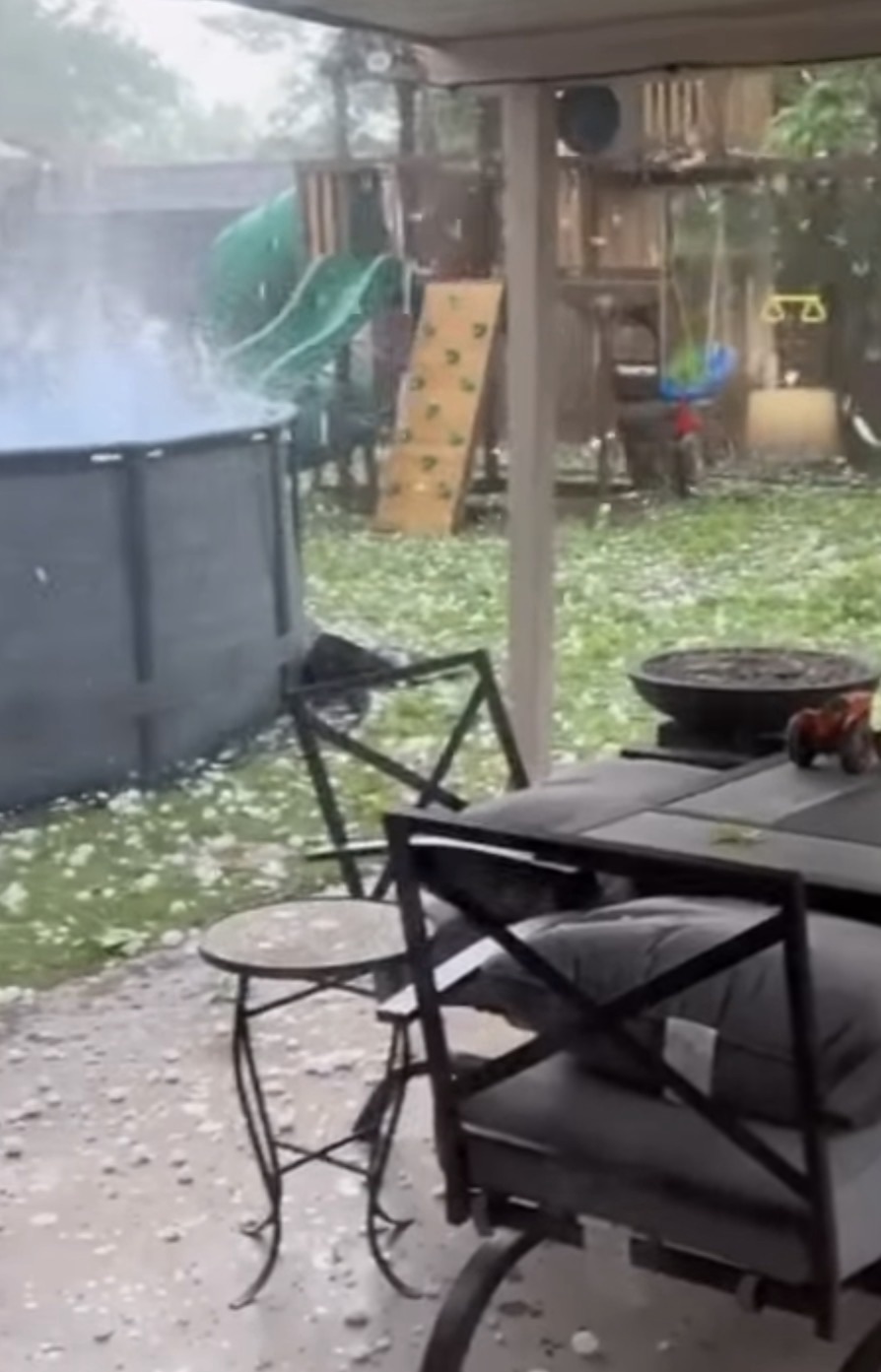 Nobody Expected the Hail to Become This Violent — Then Everything Started Getting Destroyed