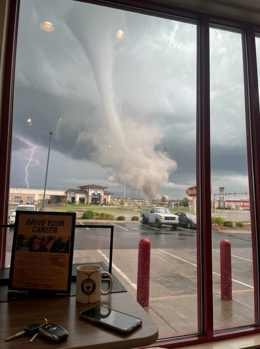 Tornado Sends Roofs Flying and Cars Tumbling Through the Air